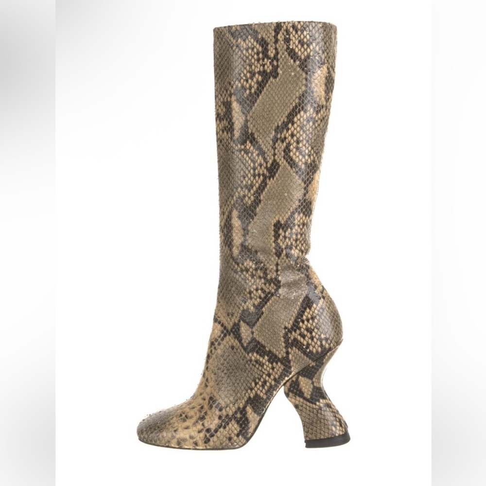 Dries Van Noten
Snakeskin Animal Print Boots
